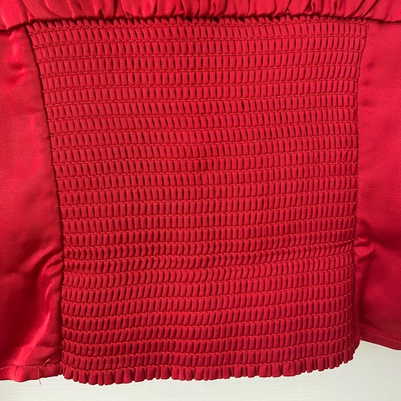 Sunday Best Tatiana Blouse in Crimson Red - Picture 5 of 8
